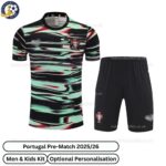 Portugal Pre-Match Men & Kids Football Kit 2025_26-blur