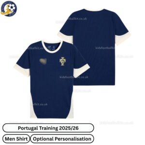 Portugal Training Men Football Shirt 2025_26 – Blue-over view-blur