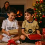 Real Madrid & Barcelona Christmas Gift Bundle – Home & Away Kids Football Kit 2025_26 (With socks)