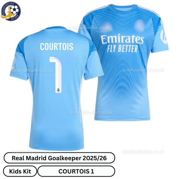 Real Madrid Goalkeeper Men Football Shirt 25_26-COURTOIS 1-overview