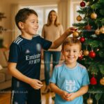 Real Madrid & Inter Miami Christmas Gift Bundle – Away & Third Kids Football Kit 2025_26