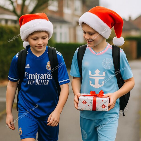 Real Madrid & Inter Miami Christmas Gift Bundle – Third & Third Kids Football Kit 2025_26