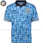 Retro England Home Men Football Shirt 1990_91 – Blue-blur