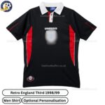 Retro England Third Men Football Shirt 1998_99-blur