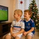 Retro France Christmas Gift Bundle – Home & Away Kids Football Kit 1988