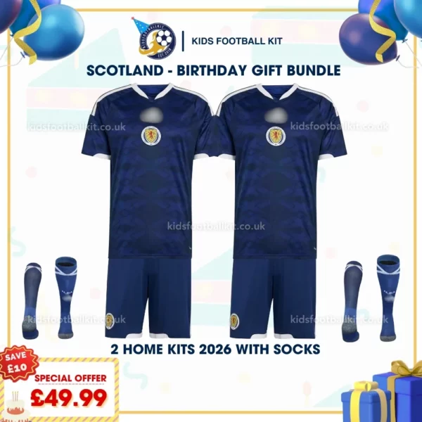 Scotland 2 home kids kits 2026
