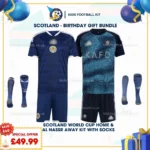 Scotland Home & Al Nassr Away Kids Football Kit 25_26