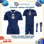 Scotland Home Women Shirt & Kids Football Kit 2026
