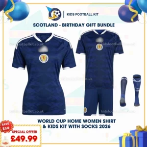 Scotland Home Women Shirt & Kids Football Kit 2026