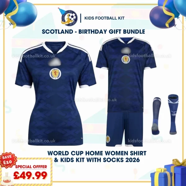 Scotland Home Women Shirt & Kids Football Kit 2026
