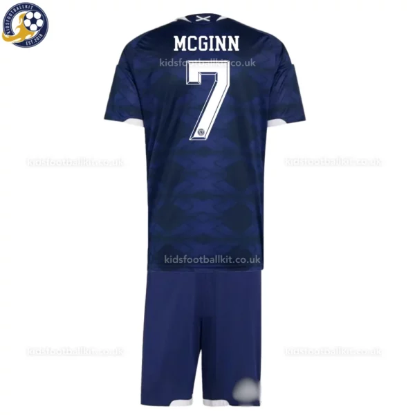 Scotland MCGINN 7 Home 2026 Kids Kit-back view