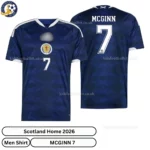 Scotland MCGINN 7 Home 2026 Men Shirt-over view