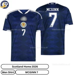 Scotland MCGINN 7 Home 2026 Men Shirt-over view