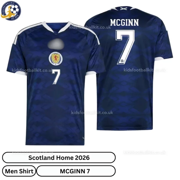 Scotland MCGINN 7 Home 2026 Men Shirt-over view