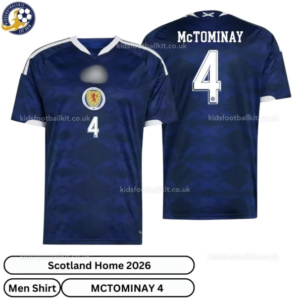 Scotland MCTOMINAY 4 Home 2026 Men Shirt-over view