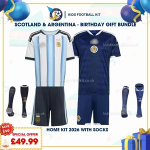 Scotland and Argentina Home Kids Kit 2026