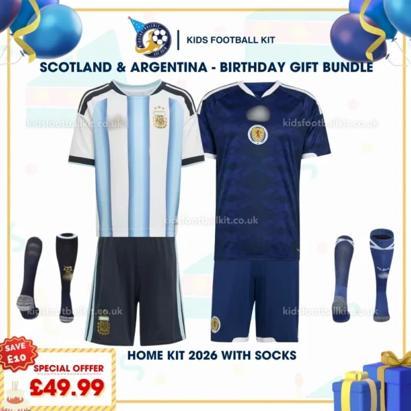 Scotland and Argentina Home Kids Kit 2026