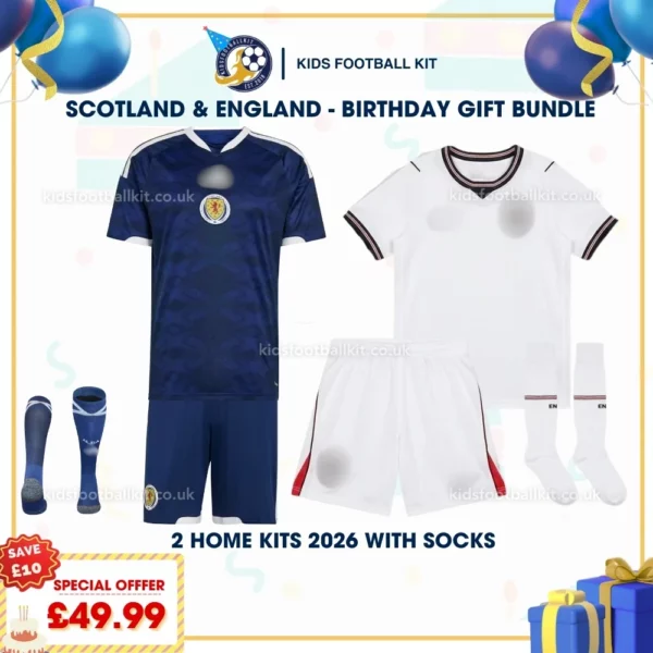Scotland and England Home kids kits 2026