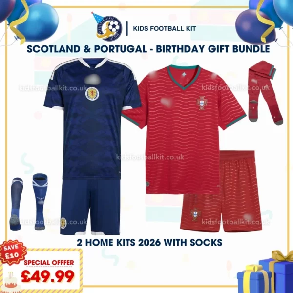 Scotland and Portugal Home kids kits 2026