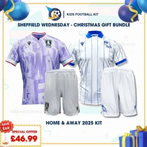 Sheffield Wednesday away and third kids kit 25_26