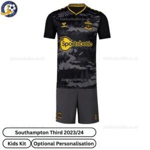 Southampton Third Kids Football Kit 2023/24 - TAG