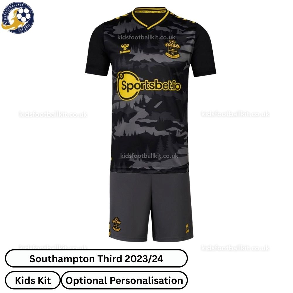 Southampton Third Kids Football Kit 2023/24