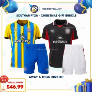 Southampton away and third kids kit 25_26