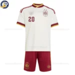 Spain away kids Kit 2026-front view-PEDRI 20