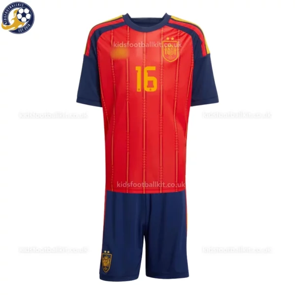 Spain home kids kit 2026-front view-RODRIGO 16