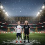 Tottenham Hotspur Christmas Gift Bundle – Home & Away Kids Football Kit 2025/26 - AI GEN