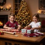 West Ham United Christmas Gift Bundle – Home & Away Kids Football Kit 2025/26 (With socks) - AI GEN