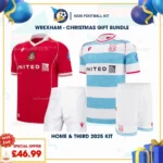 Wrexham home and third kids kit 25_26