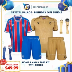 crystal palace home & away kid kit 2526