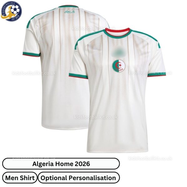 Algeria Home Men Football Shirt 2026 -over view
