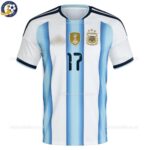 Argentina Home Men Football Shirt 2026_ front view - GARNACHO 17
