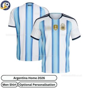 Argentina Home Men Football Shirt 2026_ over view