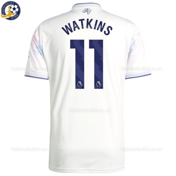 Aston Villa Watkins 11 Third 25 26 Men Football Shirt-back view