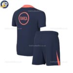 Barcelona Pre Match Third 25 26 Kids Football Kit-back view