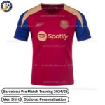 Barcelona Pre Match Training Men Football Shirt 2024_25 – Fan Version