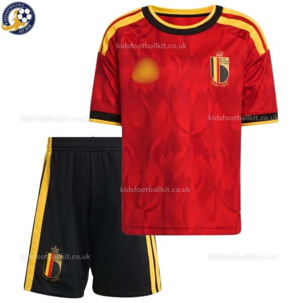 Belgium Home Kids Football Kit 2026-front view