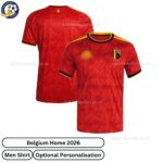 Belgium Home Men Football Shirt 2026-over view