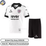 Bristol City Away Kids Football Kit 25_26-front view