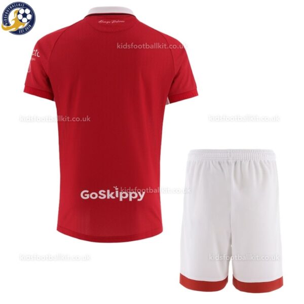 Bristol City Home Kids Football Kit 25_26-back view