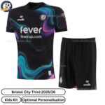 Bristol City Third Kids Football Kit 25_26-front view