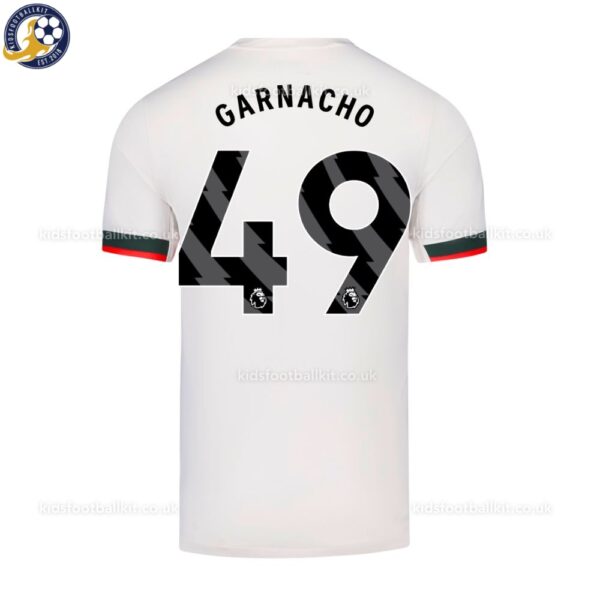 Chelsea GARNACHO 49 Away 25 26 Men Football Shirt-back view