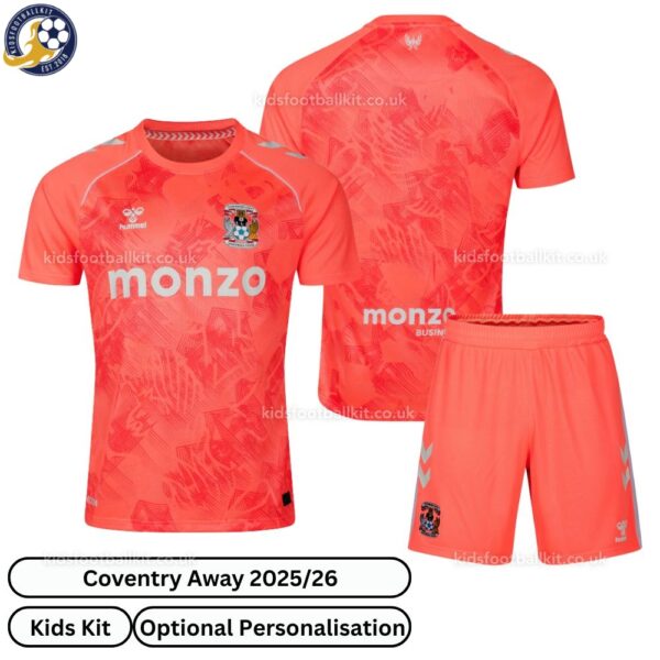 Coventry Away Kids Football Kit 25_26-over view