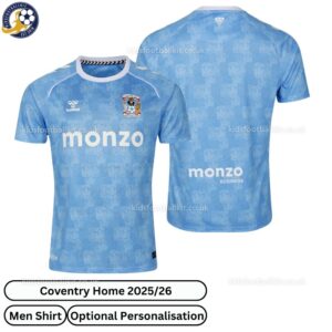 Coventry Home Men Football Shirt 25_26-over view