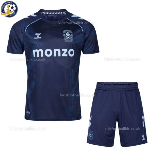 Coventry Third Kids Football Kit 25_26-front view