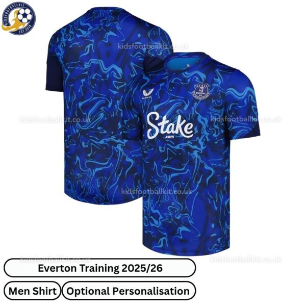 Everton Training Men Football Shirt 25_26-over view