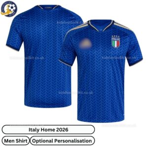 Italy Home Men Football Shirt 2026_over view
